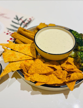 Warm Cheese Fondue Platter